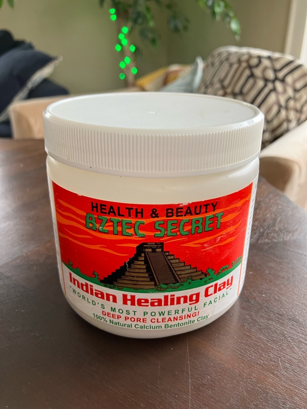 Aztec Secret Indian Healing Clay - White Jar with Red Label